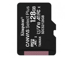 Карта памяти Kingston 128GB microSDXC C10 UHS-I R100MB/s