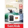 Карта памяти SanDisk 128GB microSDXC C10 UHS-I U3 R160/W90MB/s Extreme V30 + SD