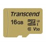 Карта памяти Transcend 16GB microSDHC C10 UHS-I U3 R95/W50MB/s + SD адаптер