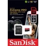 Карта памяти SanDisk 128GB microSDXC C10 UHS-I U3 R170/W90MB/s Extreme Pro V30 + SD