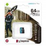 Карта памяти Kingston 64GB microSDXC C10 UHS-I U3 A2 R170/W70MB/s