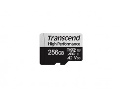 Карта памяти Transcend 256GB microSDXC C10 UHS-I U3 A2 R100/W85MB/s + SD