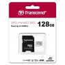 Карта памяти Transcend 128GB microSDXC C10 UHS-I R95/W45MB/s + SD адаптер