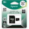 Карта памяти Apacer 32GB microSDHC C10 UHS-I + SD