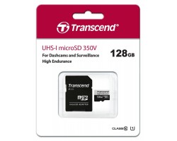 Карта памяти Transcend 128GB microSDXC C10 UHS-I U1 High Endurance (170TB)
