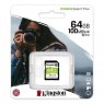 Карта памяти Kingston 64GB SDXC C10 UHS-I R100MB/s