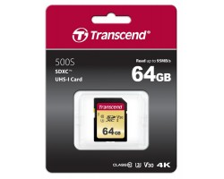 Карта памяти Transcend 64GB SDXC C10 UHS-I R95/W60MB/s