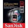 Карта памяти SanDisk 32GB SDHC V30 UHS-I U3 R95/W90MB/s Extreme Pro