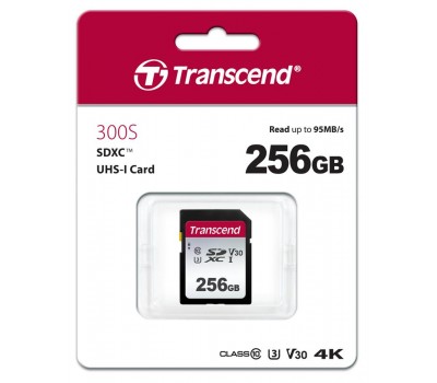 Карта памяти Transcend 256GB SDXC C10 UHS-I R95/W45MB/s