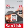 Карта памяти SanDisk 64GB SDXC C10 UHS-I R100MB/s Ultra