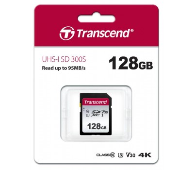 Карта памяти Transcend 128GB SDXC C10 UHS-I R95/W45MB/s
