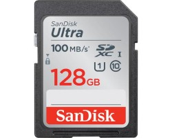 Карта памяти SanDisk 128GB SDXC C10 UHS-I R100MB/s Ultra