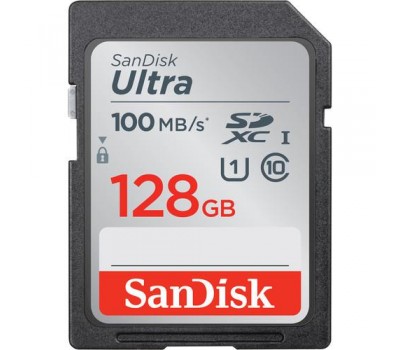 Карта памяти SanDisk 128GB SDXC C10 UHS-I R100MB/s Ultra