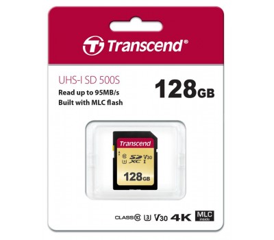 Карта памяти Transcend 128GB SDXC C10 UHS-I R95/W60MB/s