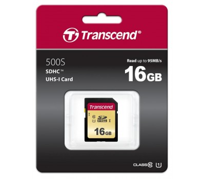 Карта памяти Transcend 16GB SDHC C10 UHS-I R95/W60MB/s