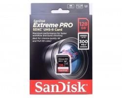Карта памяти SanDisk 128GB SDXC C10 UHS-II R300/W260MB/s Extreme Pro