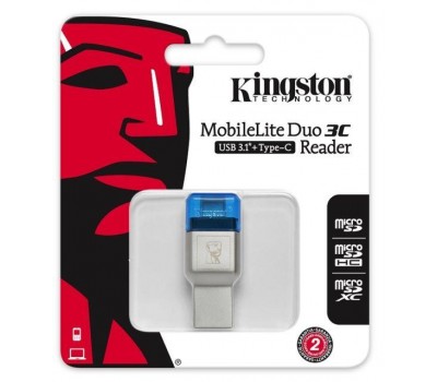 Кардридер Kingston USB 3.0 microSD USB Type A/C
