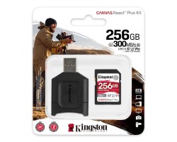 Карта памяти Kingston 256GB SDXC C10 UHS-II U3 R300/W260MB/s + MLP SD Reader
