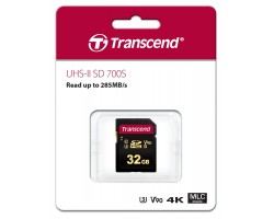 Карта памяти Transcend 32GB SDHC C10 UHS-II U3 R285/W180MB/s 4K