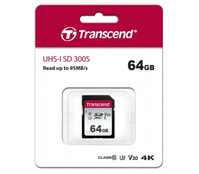 Карта памяти Transcend 64GB SDXC C10 UHS-I R95/W45MB/s