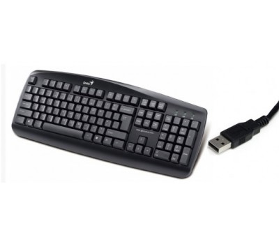 Клавиатура Genius KB-110 USB Black Ukr