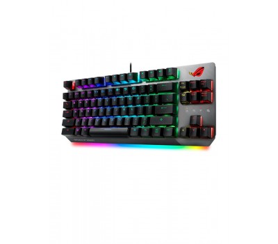 Клавиатура игровая ASUS ROG Strix Scope TKL Deluxe USB Cherry MX Silent Red RGB Red Ukr