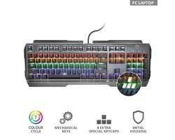 Клавиатура Trust GXT 877 Scarr Mechanical USB Black
