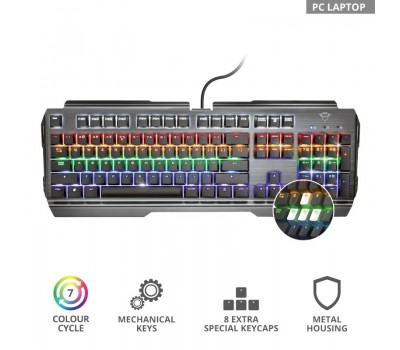 Клавиатура Trust GXT 877 Scarr Mechanical USB Black
