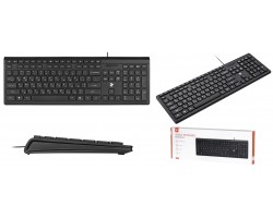 Клавиатура 2E KM1020 Slim USB Black