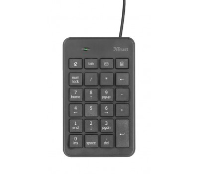 Клавиатура числовая Trust Xalas USB Numeric Keypad BLACK