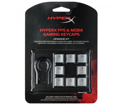 Сменные колпачки клавиш HyperX FPS & MOBA Gaming Keycaps Upgrade Kit (Titanium)