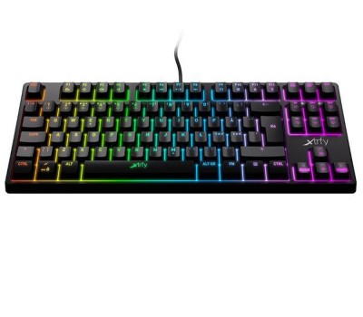 Клавиатура игровая Xtrfy K4 TKL RGB Kailh Red Ukr-Ru, Black