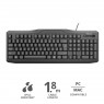 Клавиатура Trust ClassicLine USB Black UA
