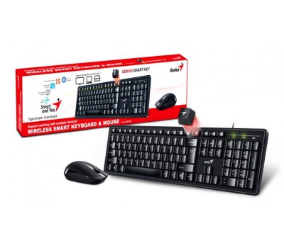 Комплект Genius Smart KM-8200 WL Black Ukr