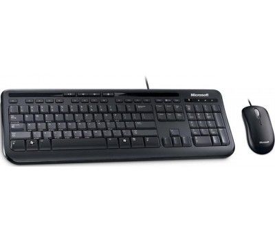 Комплект Microsoft Wired Desktop 600 Black Ru