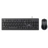 Проводной комплект 2E MK401 USB Black