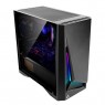 Корпус Antec DP301M Gaming, MicroATX, 2*USB3.0, 1*120мм, ARGB лента,стекло(бок. панель),безБП,черный