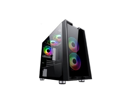 Корпус 2E Gaming CLARUS (GM5) MiniT, 2*USB2.0,1*USB3.0, 2*140ммARGB,1*120ммARGB,стекло,без БП,черн.