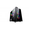 Корпус 2E Gaming CLARUS (GM5) MiniT, 2*USB2.0,1*USB3.0, 2*140ммARGB,1*120ммARGB,стекло,без БП,черн.