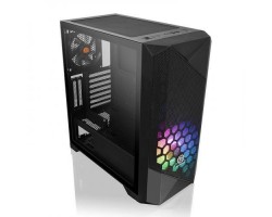 Корпус Thermaltake Commander G33 TG ARGB Edition/Black/Win/SPCC/Tempered Glass*1/200mm ARGB Fan*1 + Standard 120mm Fan*1