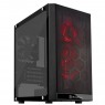 Корпус SilverStone PRECISION PS15B-RGB,MiniT,USB3.0 Type-A*2, 2*120ARGB,1*120,стекло,безБП,чер.