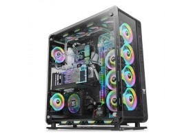 Корпус Thermaltake Core P8 TG Edition/Black/Wall Mount/SPCC/4mm Tempered Glass*3