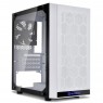 Корпус SilverStone PRECISION PS15W-G, MiniT,USB3.0 Type-A*2,1*120мм,стекло(бок.пан.),безБП,белый
