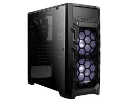 Корпус Antec GX202,Gaming, MidT, 2*USB3.0, 2*120мм LED white+1*120мм, акрил(бок.панель),безБП,черный