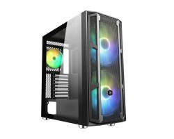 Корпус 2E Gaming CONTEGO (GW02) MidT,EATX,2*USB2.0, 2*USB3.0,2*200,2*120ARGB,стекло,без БП,черн.