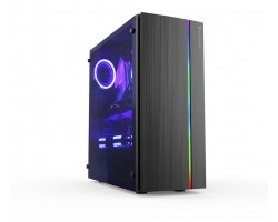 Корпус 2E Gaming SPARGO (GХ910) MidT,2*USB3.0,ARGB лента, акрил(бок.пан.),без БП,черный.