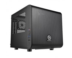 Корпус Thermaltake Core V1,без БП,2xUSB3.0, черный,mini-ITX