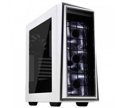 Корпус SilverStone RED LINE RL06WS-PRO, MidT,USB3.0*2, USB2.0*2,3*120LED,акрил(бок.),безБП,чер/сереб