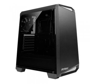 Корпус Antec NX100 Gaming, MidT, 2*USB2.0, 1*USB3.0, 1*120мм, акрил(бок.панель),без БП,черный/серый