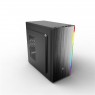 Корпус 2E BASIS (RD859) MiniT,MicroATX,Mini ITX,2*USB3.0, сталь (бок.пан.),ARGB лента, без БП,черн.